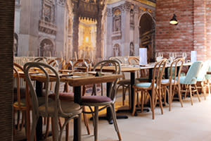 The interior of Pasta di Piazza in Newcastle-under-Lyme, Staffordshire