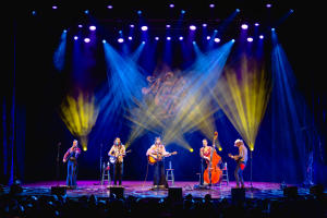 Band takes center stage at the Weis Center for a musical performance.