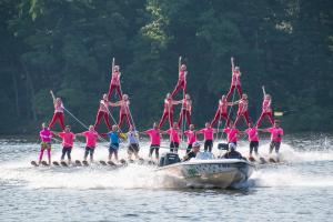 Water Walkers Pyramid on Lake Wausau