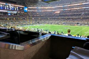 Football stadium box seats