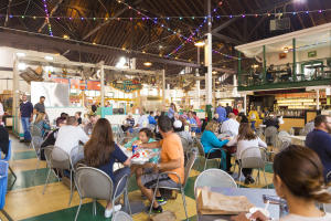 Central Market seating area