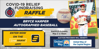 Bryce Harper Autographed Ball Raffle