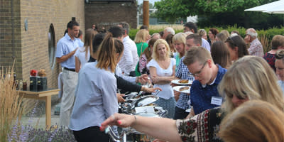 BBQ and catering at the Møller Institute