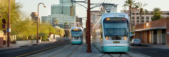 Phoenix Public Transportation Get Around With Bus Rail