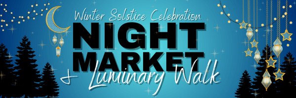 night market luminary walk