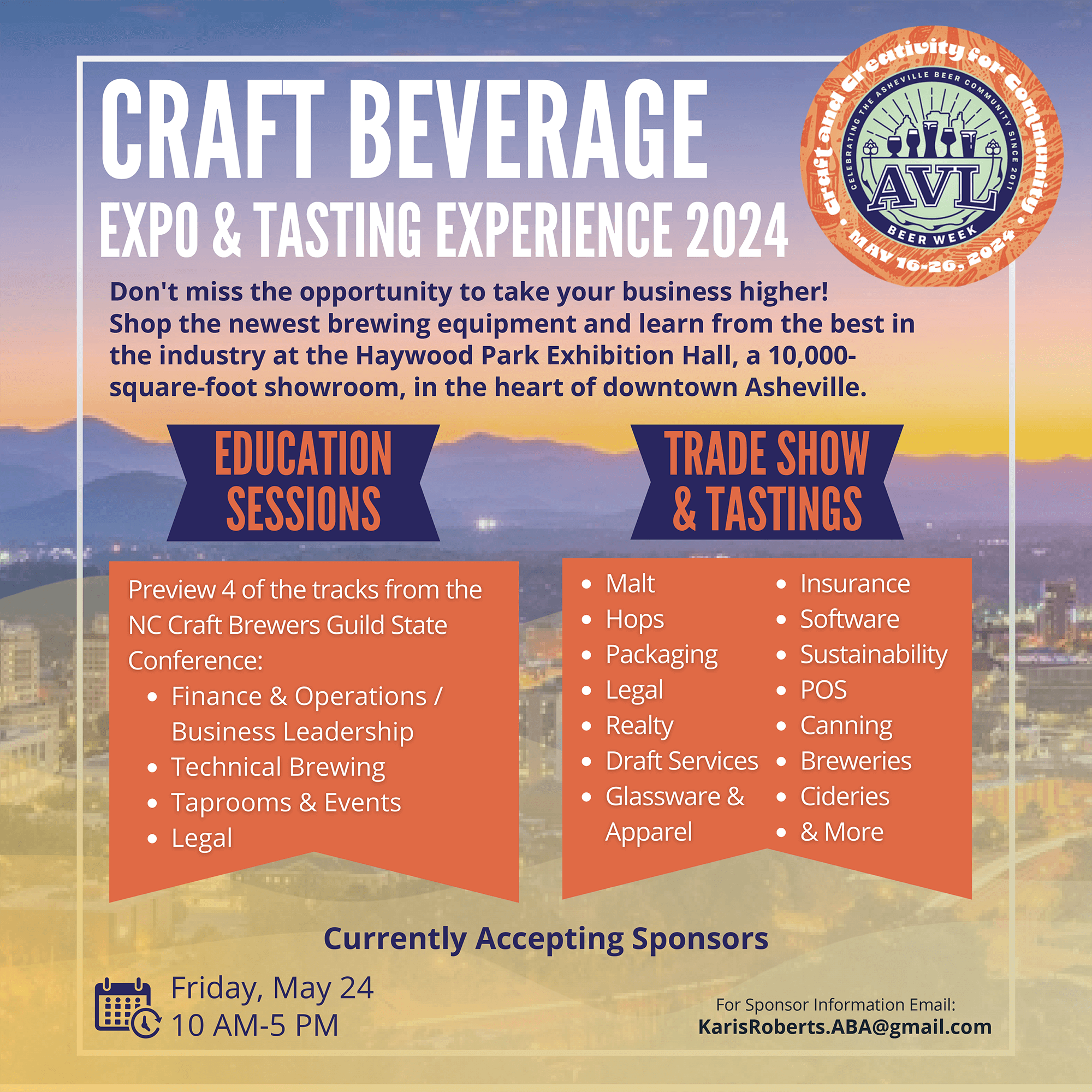 2024 Craft Beverage Expo & Tasting Experience Asheville, NC's