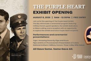 Purple Heart Exhibit Grand Opening