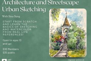 Architecture and Streetscape Urban Sketching with Sina Sung