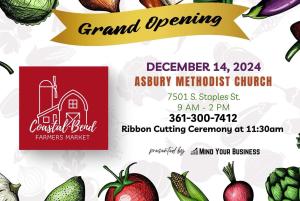 Coastal Bend Farmers Market - located at Asbury Church