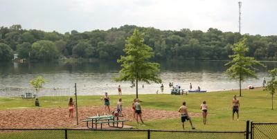 Beach and Lake
