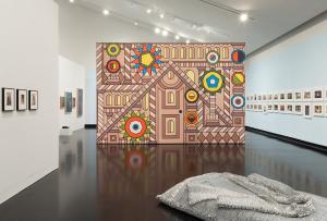 Installation view, a field of bloom and hum
