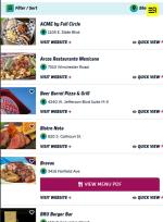 Savor Listings on a Mobile Phone