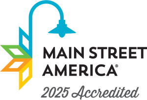 logo reading "main street america, 2025 accredited"