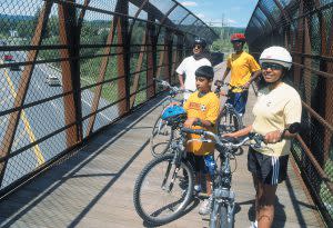 Family biking trail