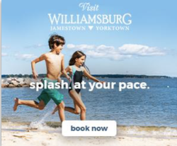 kids running on beach at Yorktown_0