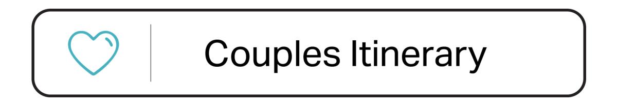 Heart. Couples Itinerary