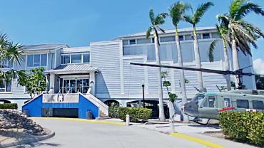 Military Heritage Museum Entrance with Huey Helicopter