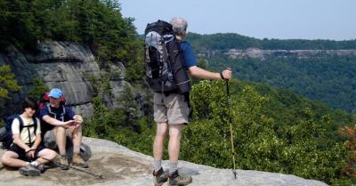 hiking in Red River Gorge