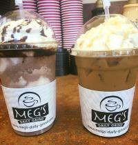Meg's Daily Grind drinks