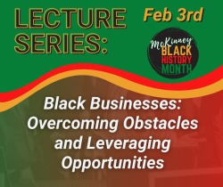 Black Business Lecture graphic