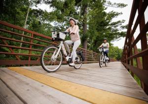 biking