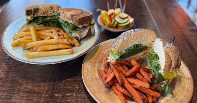 Isaacs sandwiches fries pickles