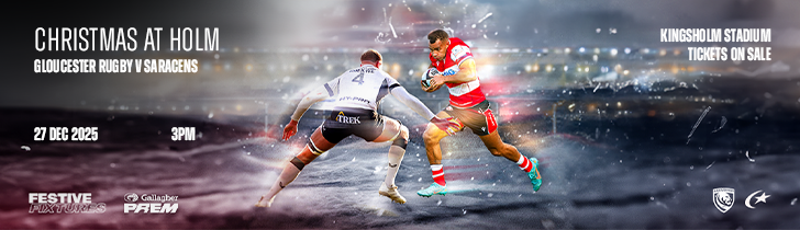 Gloucester Rugby Saracens Christmas game