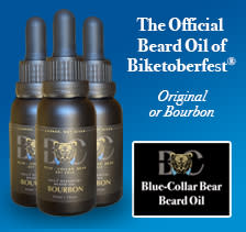 Blue Collar Bear Beard Oil Ad