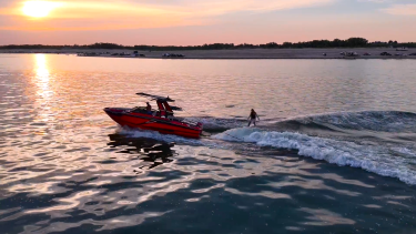 Wake Surfing Drone