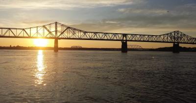Ohio River sunset