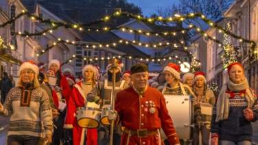 Christmas parade in Risør