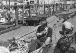 historic photo of fishermen