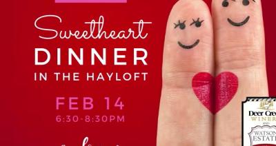 Deer Creek & Watson Estate Sweetheart Dinner