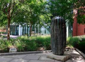 Untitled Dango Sculpture by Jun Kanekoat at Wichita Art Museum's Art Garden