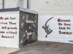 Don’t Forget to Take Care of Yourself Mural