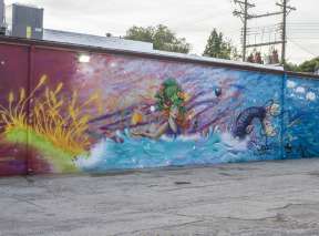 Baffle the Darkness Mural