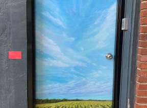 Field of Happiness Alley Door by Sue Godwin