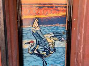 Quivera Sunset Alley Door by Marcia Scurfield
