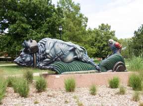 Sculpture From The Martin H. Bush Outdoor Sculpture Collection In Wichita, KS