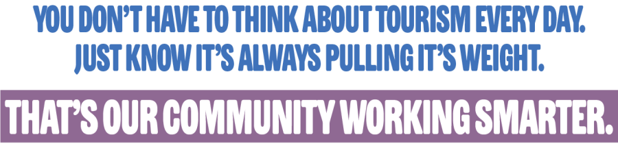 Text that says that's our community working smarter