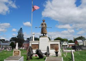 Molly Pitcher's Statue in Cumberland Valley, PA