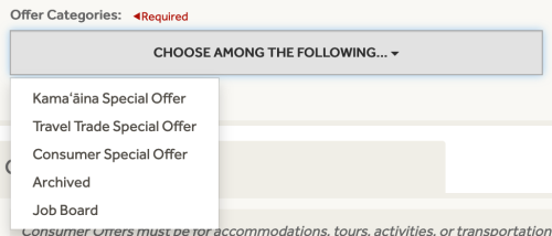 Extranet Coupon Category