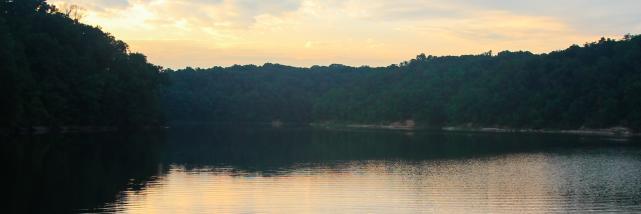 Lake Griffy - sunset