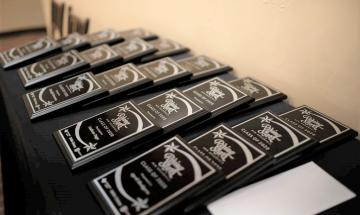 Class of 2020 Rising Stars plaques.