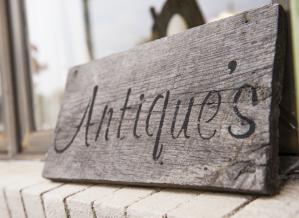 Antiques sign