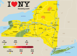 Fall Foliage Map for Press Release - Week 2