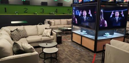 Press Play Gaming Lounge family pods
