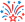 red, white, and blue stars and fireworks icon