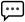 image of a conversation bubble icon