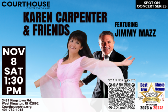 Karen Carpenter & Friends ft. Jimmy Mazz 11-8 SAT 1:30pm